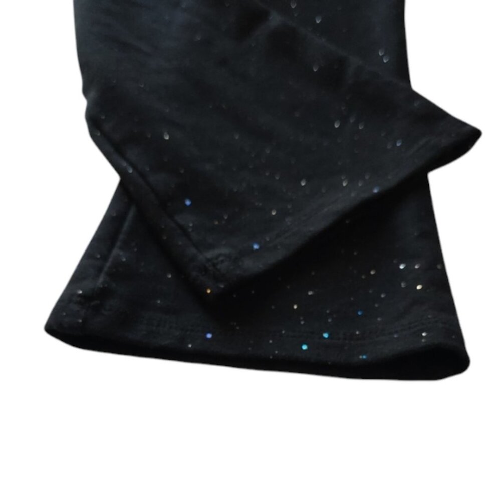 Garanimals Girls 5T Lot of 2 Glittery Navy and Black Flare Leggings/Pants T9 - Picture 9 of 9